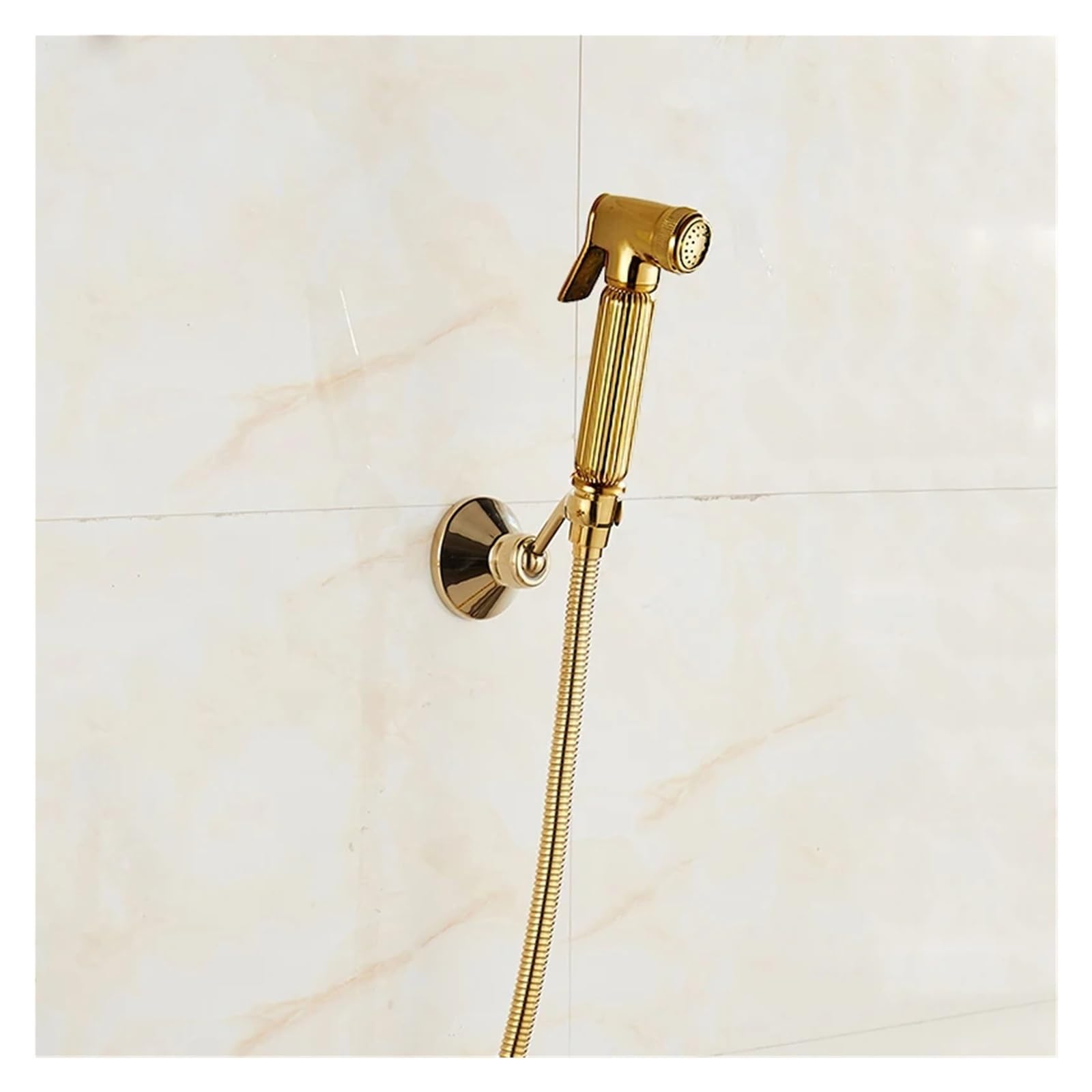 Doccetta per Bidet Rubinetto for bidet caldo/freddo in ottone dorato