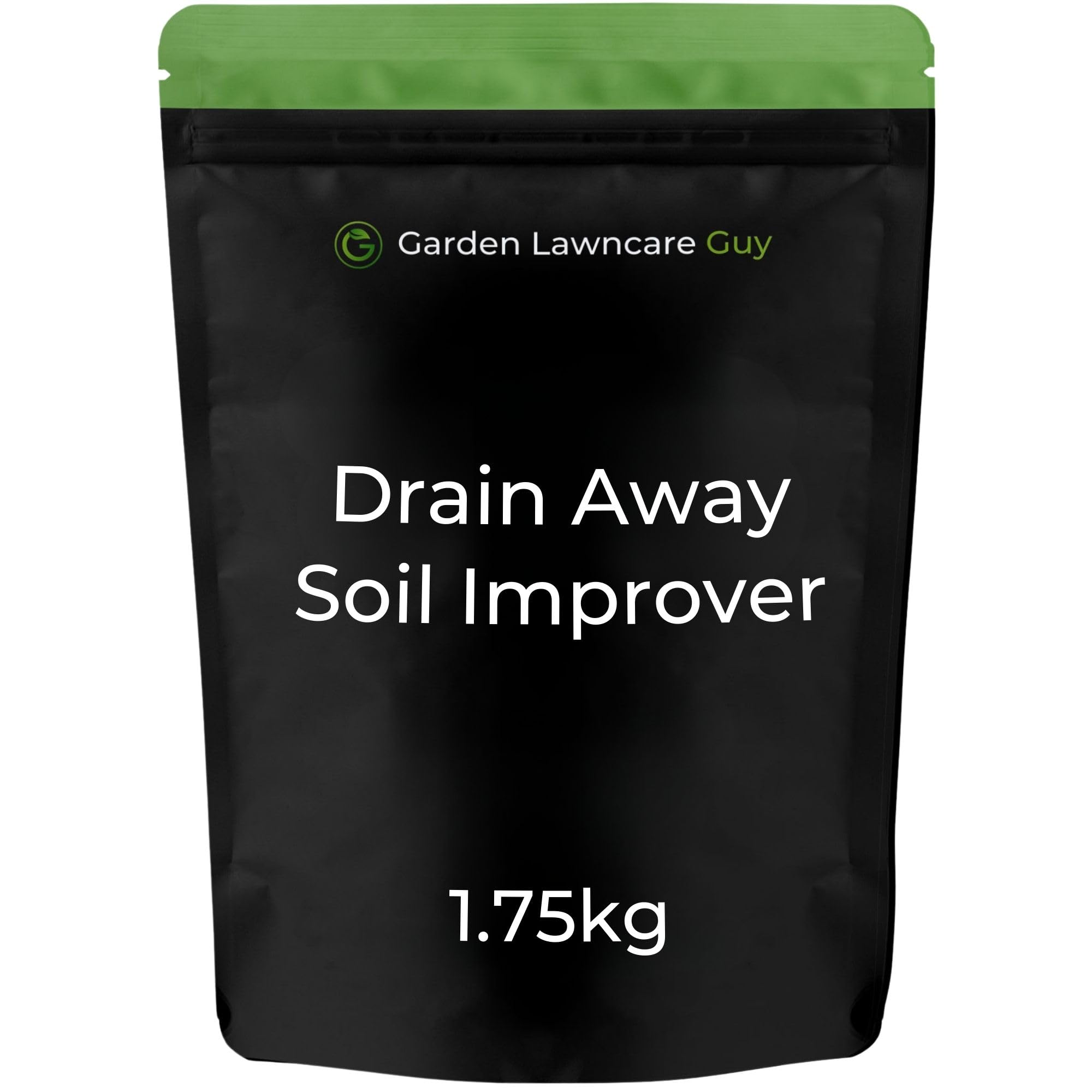 DrainAway Soil Improver - Granular Gypsum for Improving Drainage in Lawns and Gardens - Non Hazardous Formula - Garden Lawncare Guy (1.75kg)