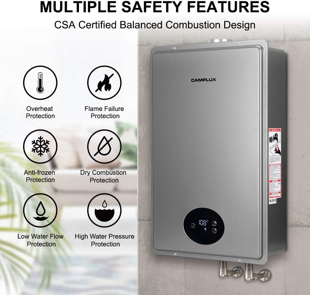 One-Day Sale: Up to 40% Off Camplux CA528 5.28 GPM Tankless Water Heater Natural Gas, Indoor, Gray Best Deal Camplux CA528 5.28 GPM Tankless Water Heater Natural Gas, Indoor, Gray