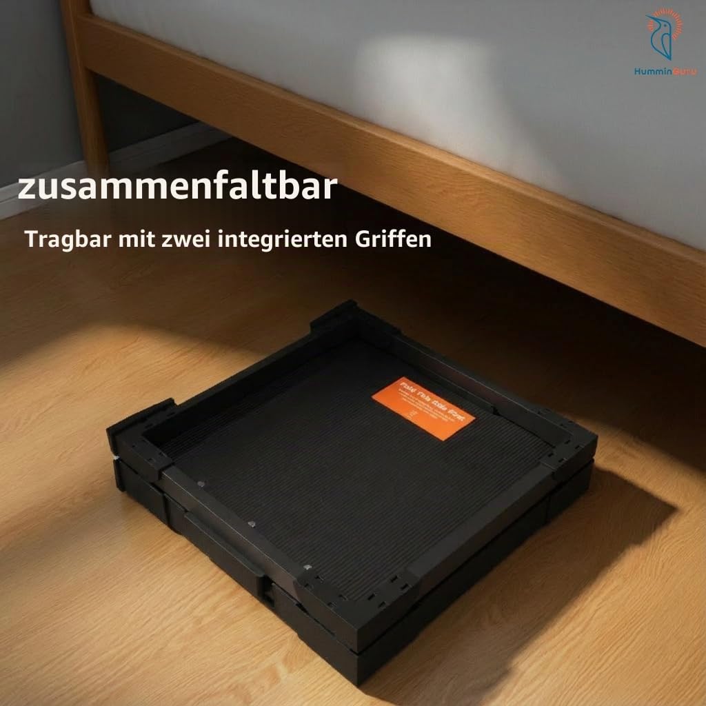 HumminGuru FlexiCube Schallplatten-Aufbewahrungsbox – Stapelbarer Organizer für 12-Zoll-Schallplatten, Platz für 70 LPs | Modulares Vinyl-Regal und Zusammenklappbare Aufbewahrungskiste (1 Würfel)