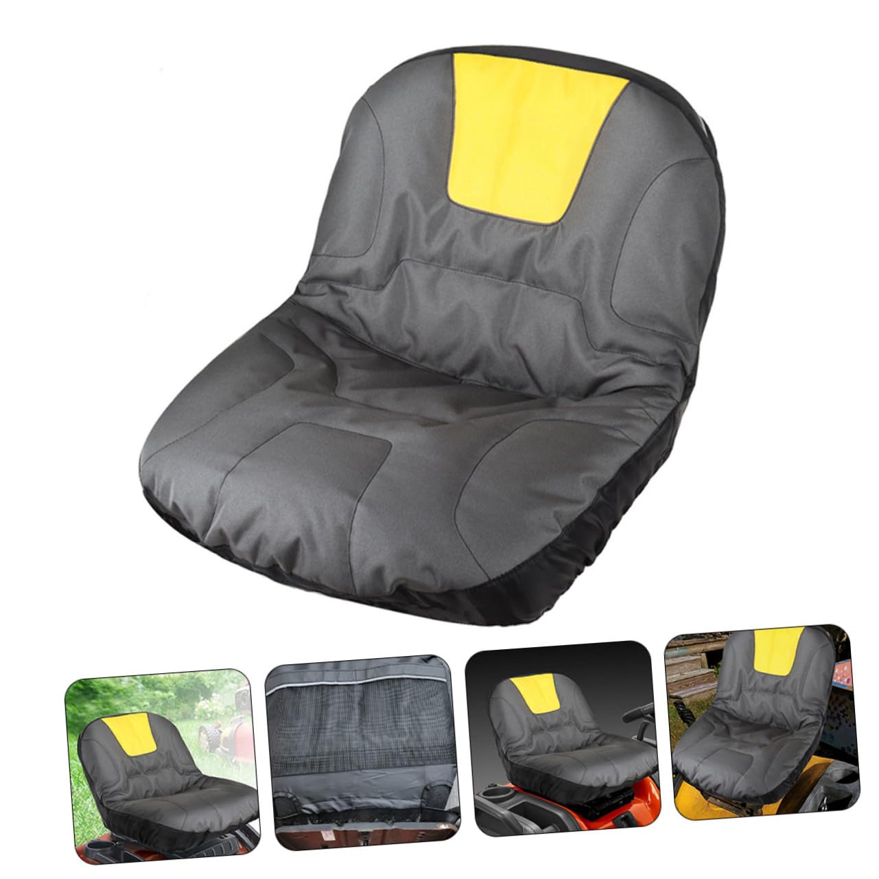 TOYANDONA Funda Protectora para Asiento de Tractor y Resistente al Sol Cubierta Ligera para Cortacésped sin Brazos y Maquinaria Agrícola Protección contra Desgaste y Polvo