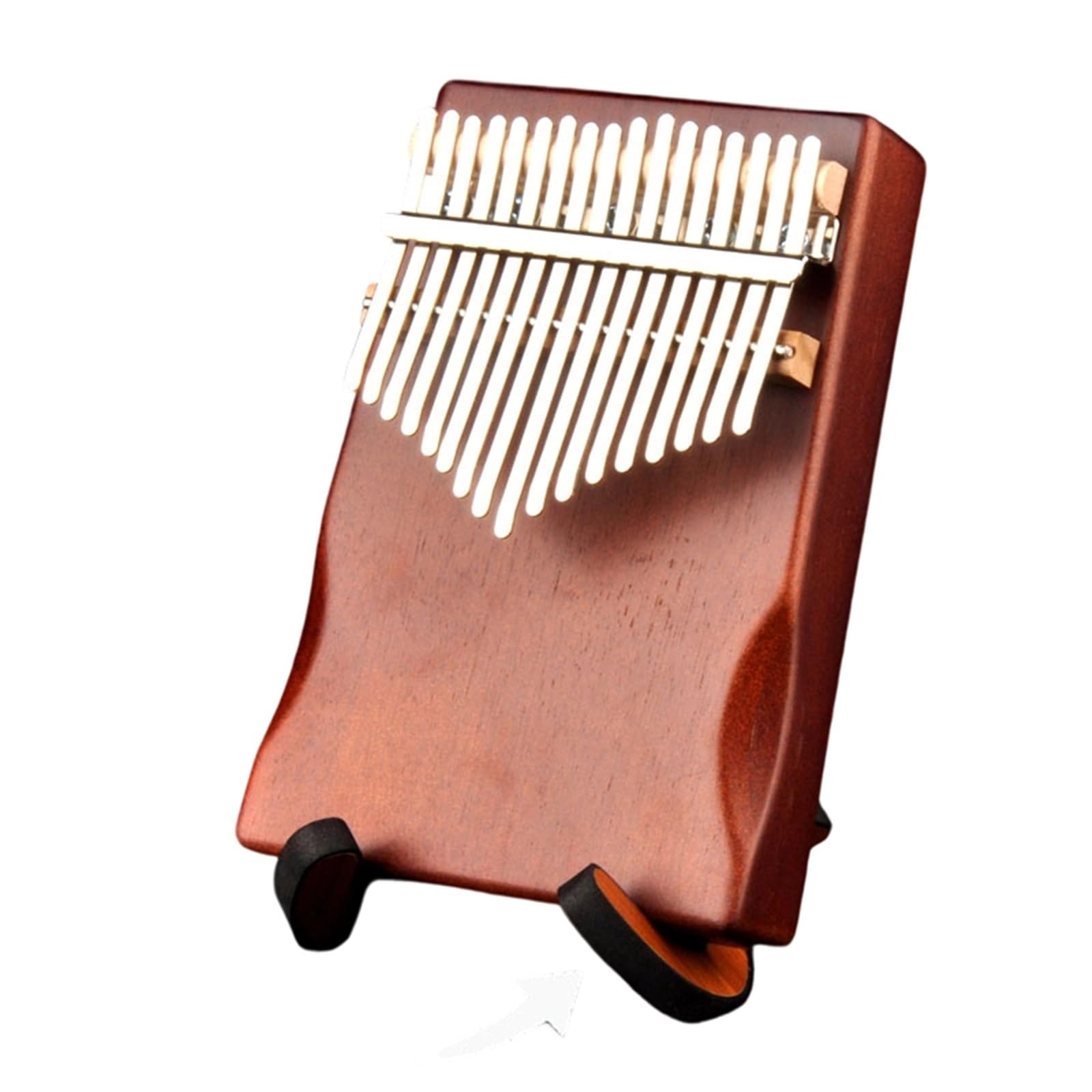 Kalimba Professionale Pianoforte A Pollice A 17 Note Con Corpo In Mogano Foro Posteriore Strumento Nicchia Per Le Dita E Accessori Kalimba