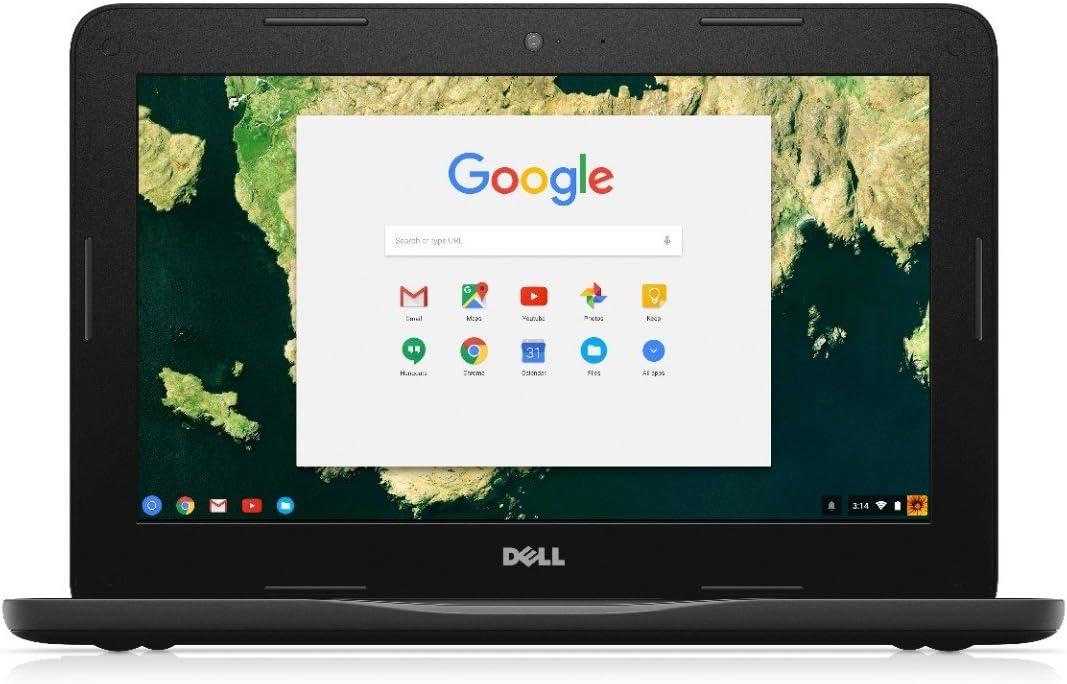 Dell Chromebook 11 3180 D44PV 11.6-Inch Traditional Laptop (Black) (Renewed)
