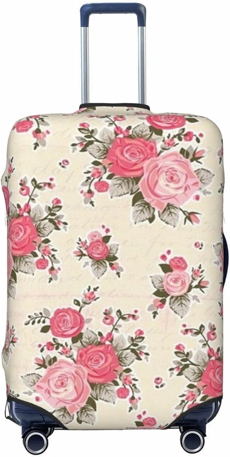 Suitcase Covers For Luggage Flowered Elastic Stretch Luggage Cover Protector (For 18-32 Inch Suitcase)