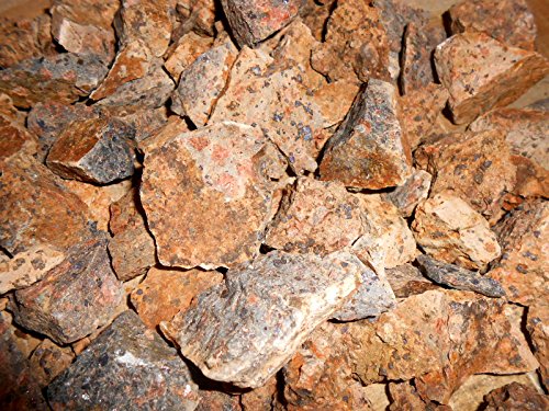 Rock Llanite Tumbler Rough Specimens Llano County, Texas 8 Oz. #TOP1