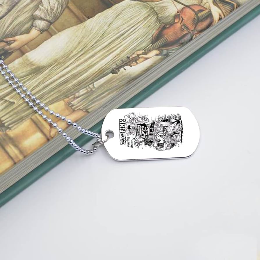 Amazon.co.jp: ラット フィンク ネックレス メンズ ドッグタグ