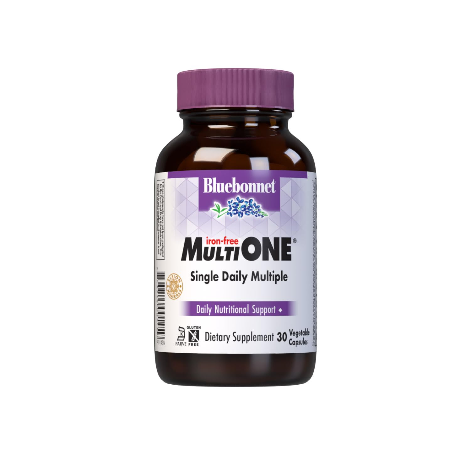 Nutrition Multi ONE (Iron-Free), Daily Nutritional Support*, Kosher Certified, Gluten-Free, Dairy-Free, Vegetarian Friendly, 30 Vegetable Capsules, 30 Servings