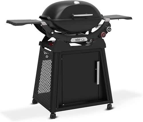 Miniatura 3 de Weber Q 2800N+ Parrilla de propano líquido con soporte, color negro medianoche