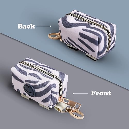 Miniatura 3 de Love Dream Soporte para bolsa de excrementos de perro, dispensador de bolsas de desechos de mascotas, se adapta a cualquier correa de perro para