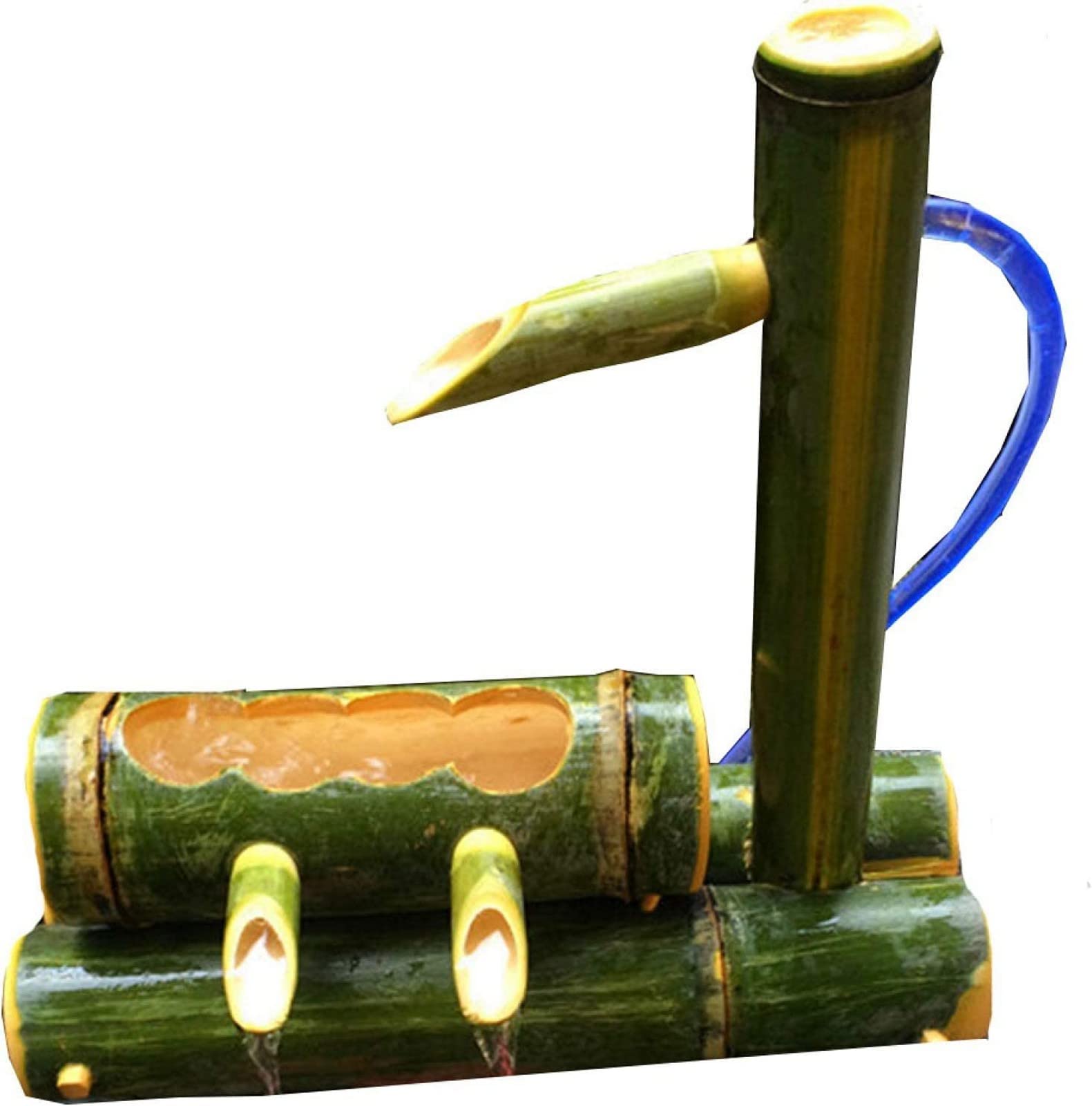 LIJCC Garden Fountain Garden Fountain, for Garden Patio Pond Balcony Japanese Garden Feature Indoor or Outdoor Desktop Fountain Home Decor (55cm)