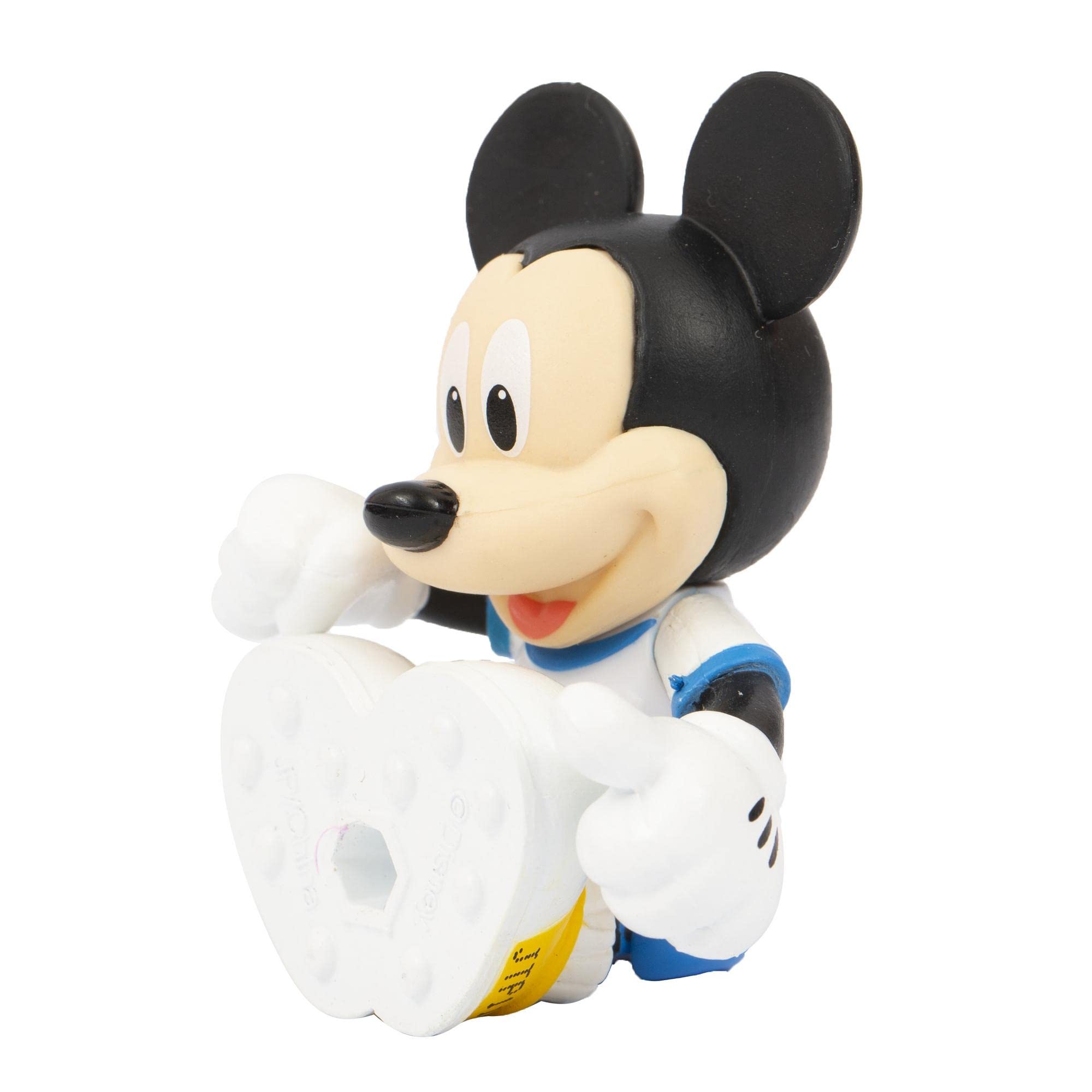 Giochi Preziosi Disney Mickey, 2 Figuras articuladas 7,5 cm con Accesorios, Tema de fútbol, Juguete para niños a Partir de 3 años, MCC042