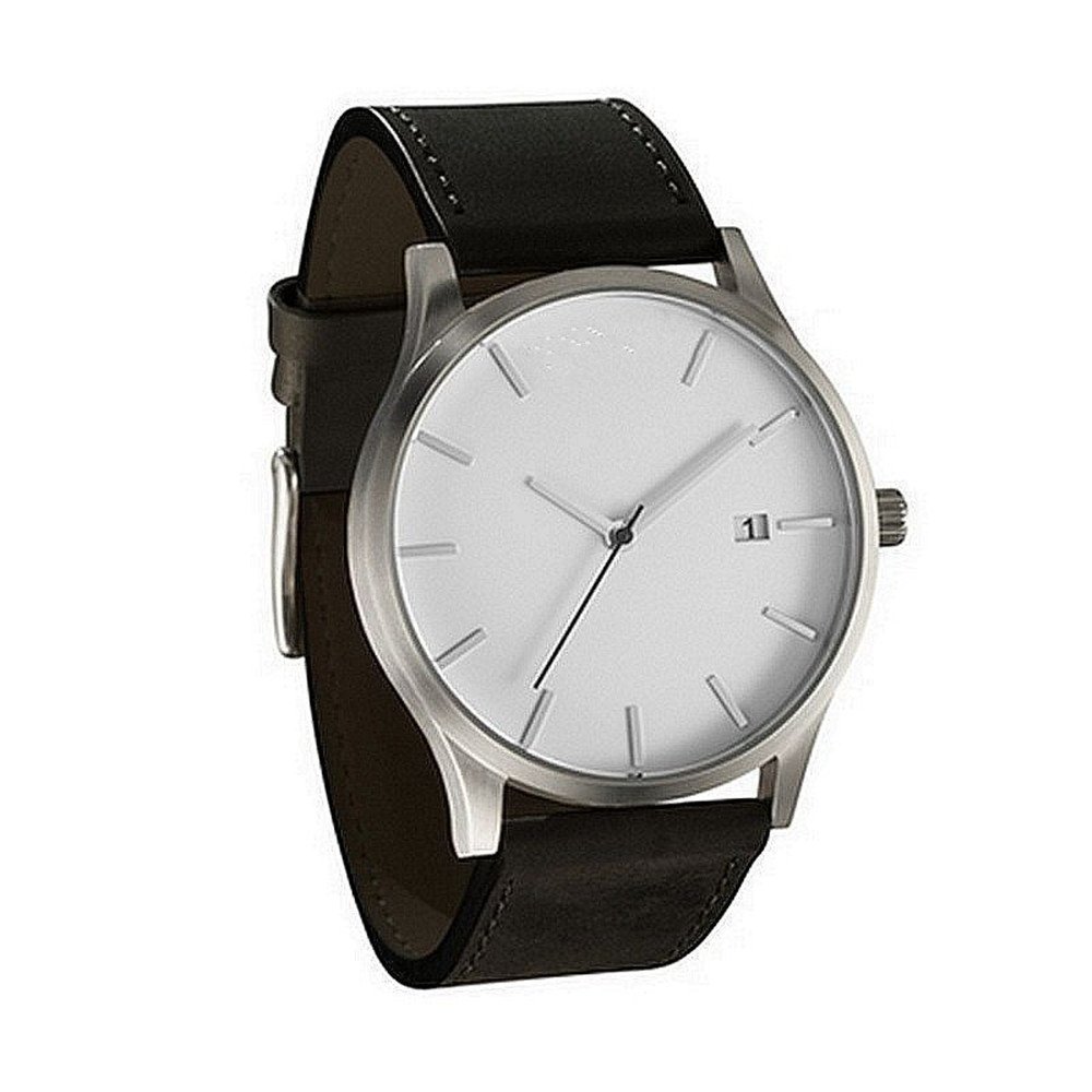 Hulkay Men's D Watches Ultra Thin Analog Quartz Watch Fashion Business Casual Watch Cool Watches Waterproof Simple Wrist Watches Ate Wrist Watch For (,One Size)