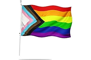 3x5 Progress Pride Rainbow Flag