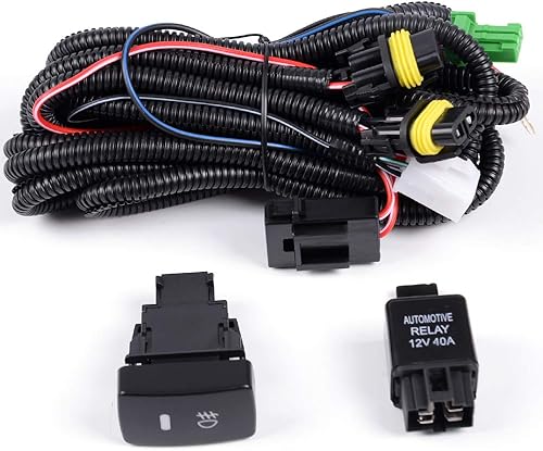 Miniatura 8 de Fog Lights, Compatible with 04-08 Acura TL03-07 Honda Accord 4 Doors Bumper LED Driving Fog Lights + Wiring (4 Doors only)