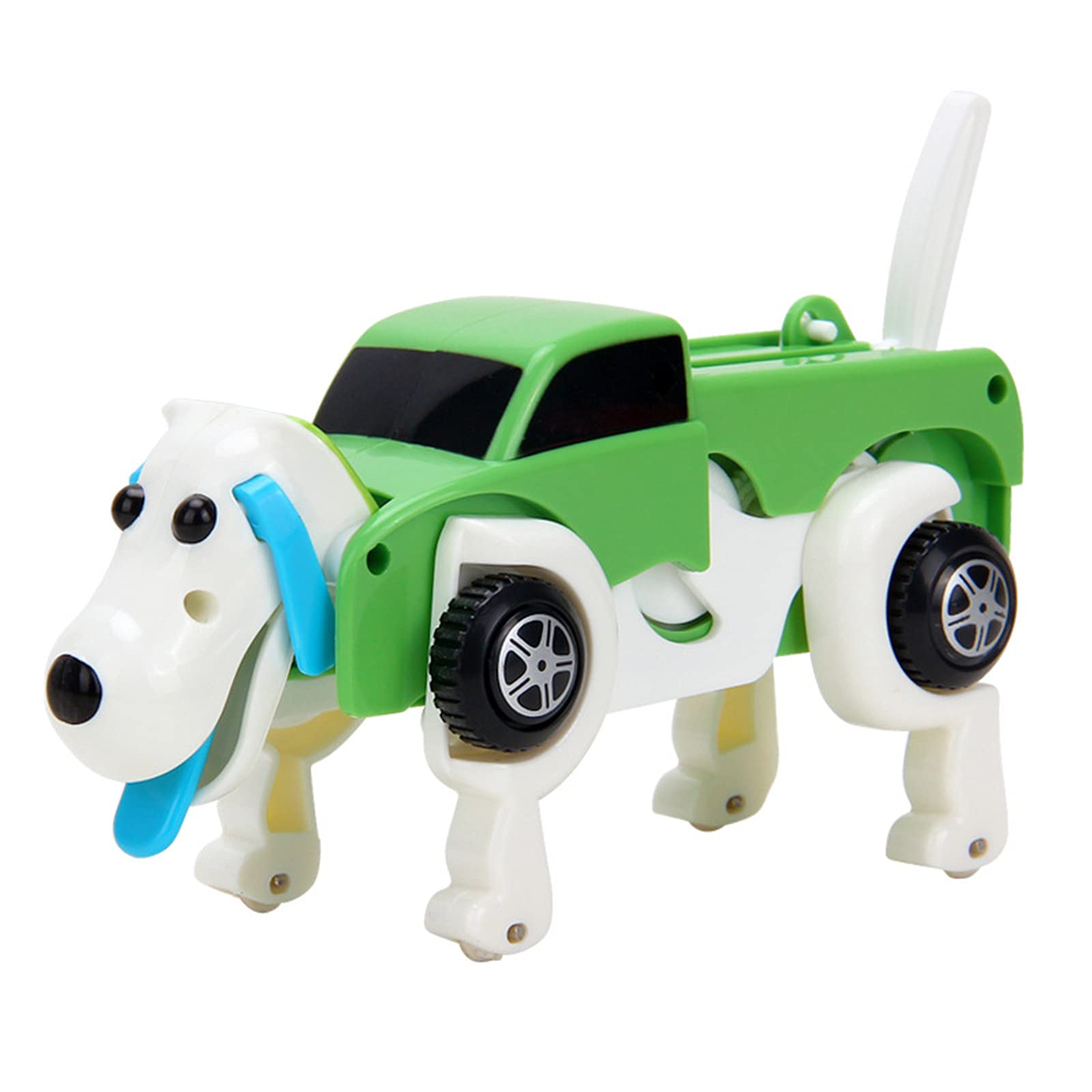 Amazon | 上鎖の変形犬、ねじまきのおもちゃの車、走ることができます