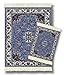Lextra (Contemporary Jaipur), MouseRug & CoasterRug Set, Blues, Ivory and Pink, 10.25" x 7.125", one MouseRug and one Matching CoasterRug