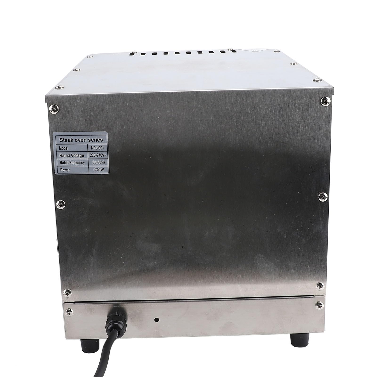 Luocute Commercial Steak Grill 1700W Pełna Wielokrotna Automatyczna Bezdymne Bezdymne regulację Bezpieczny materiał Elektryczny Piekarnik Stekowy na (wtyczka UE 220V)