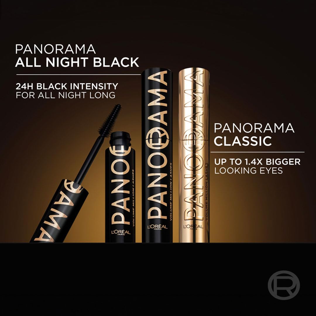 L'Oreal Paris Panorama All Night Black, tusz do rzęs