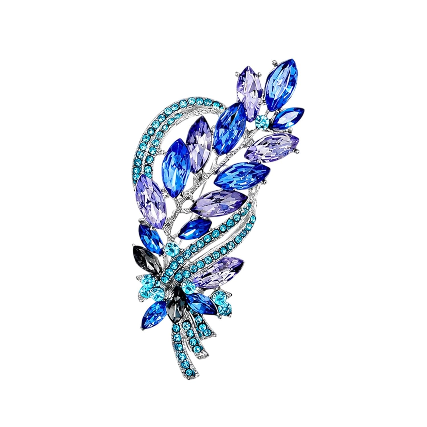 Brooch Pin Fashion Crystal Rhinestone Jewellery Pin Vintage Clothing Accessories Decoration Elegant Suit Corsage, Coat Pin, Brooches For Women & Men's- S222-image-46