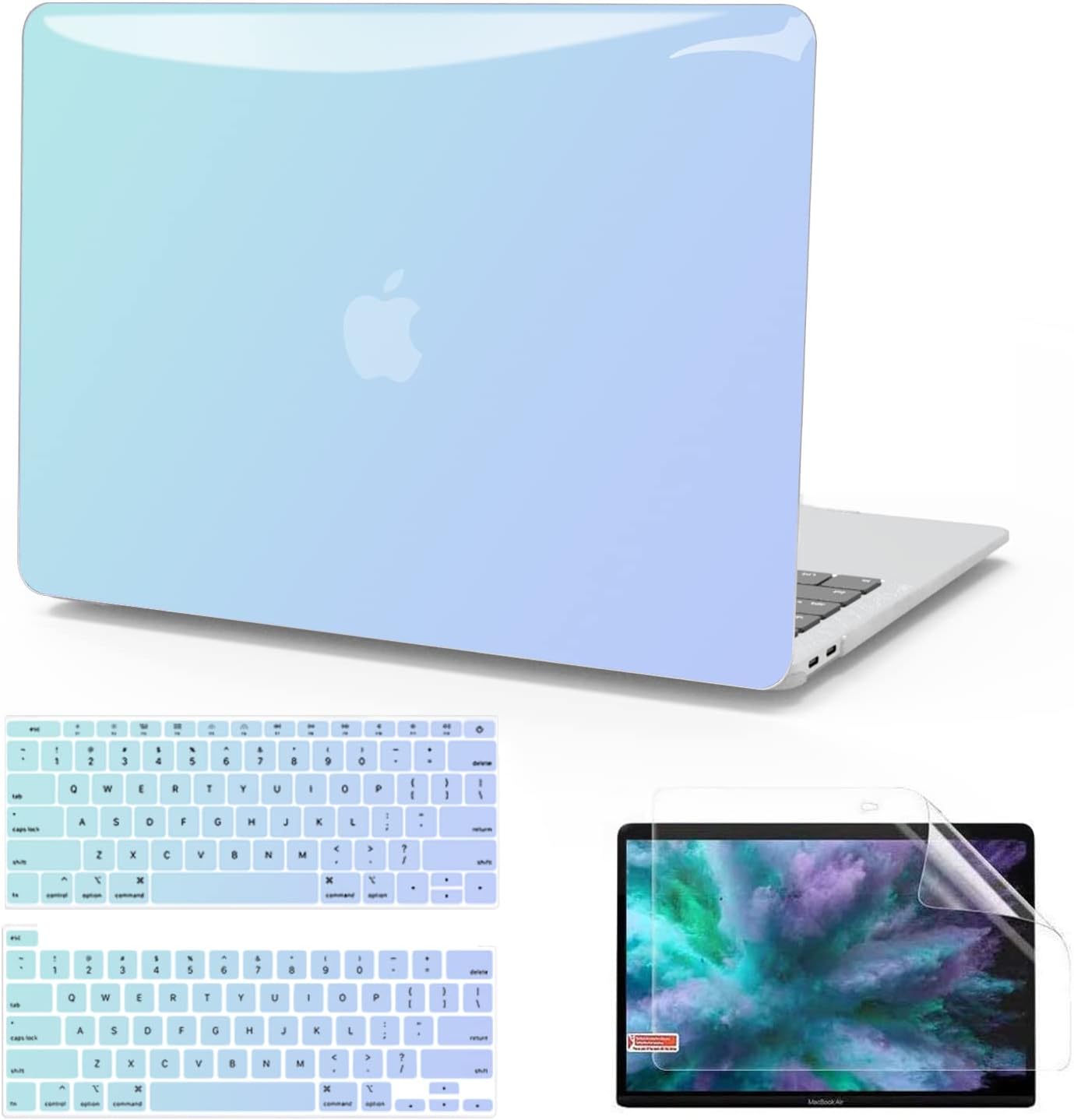 MacBook Pro 13 Case 2019 2018 2017 2016 Release A2159/A1989/A1706/A1708, Anban Ultra-Slim Plastic Hard Corner Protective Shell Cover Compatible for Mac Pro 13 with/Without Touch Bar
