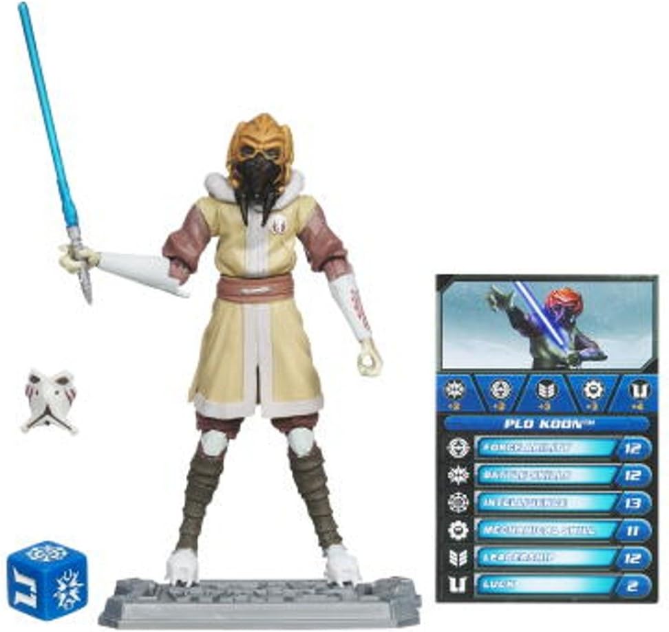 Star Wars, The Clone Wars 2011 Series Action Figure, Plo Kloon #CW53 (Cold Weather Gear), 3.75 Inches