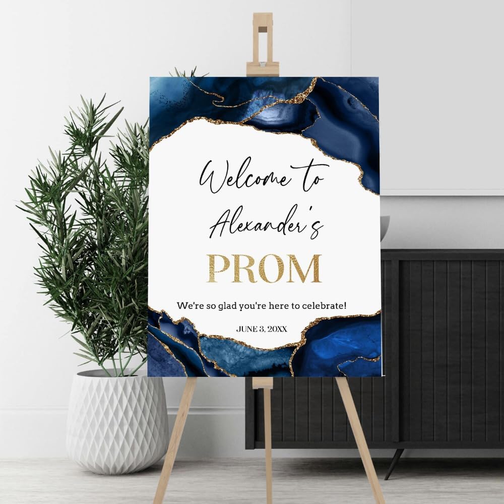 Customized Welcome Signs, Green Prom Sign Welcome,Emerald Green Entrance Welcome Poster, Boy Or Girls, Prom Yard Signs