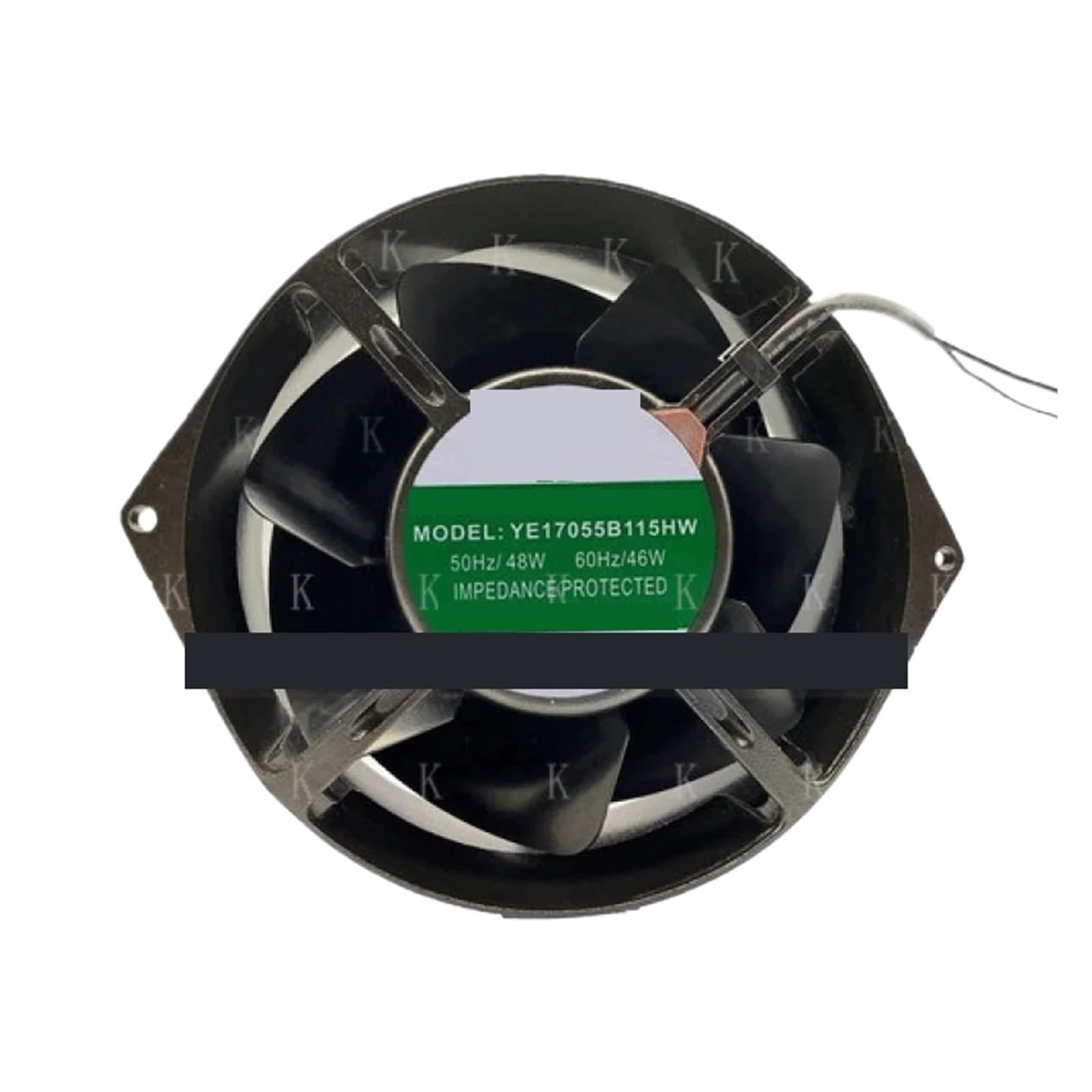 Ventilateur de refroidissement en métal YE17055B115HW robuste 17 cm pour dissipation thermique