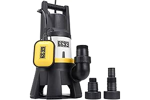 6699 Sump Pump Submersible Powerful 7000 GPH Water Pump for Pool Draining 2 HP Pump