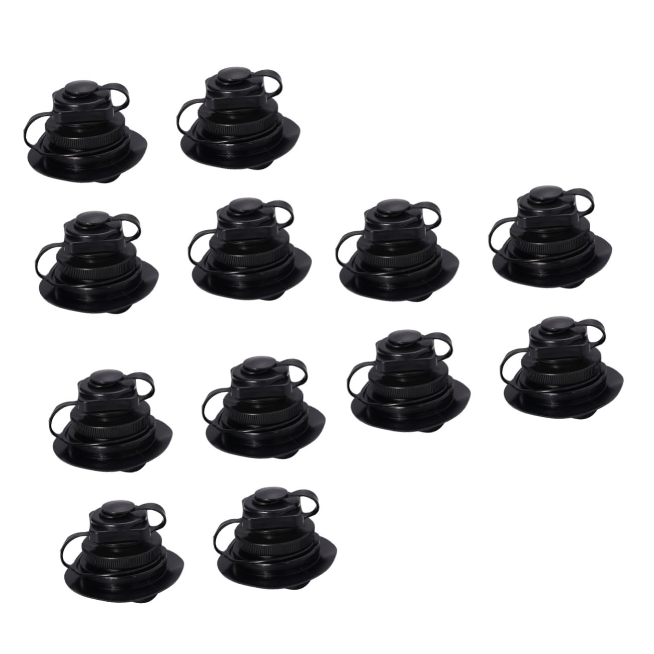 TOYANDONA Ugello del Gas di Boston Barca Gonfiabile Gommone Adattatore di Gonfiaggio Inflazione Valvola dell'Aria della Barca Adattatore Tubo Pompa di Gonfiaggio PVC Nero