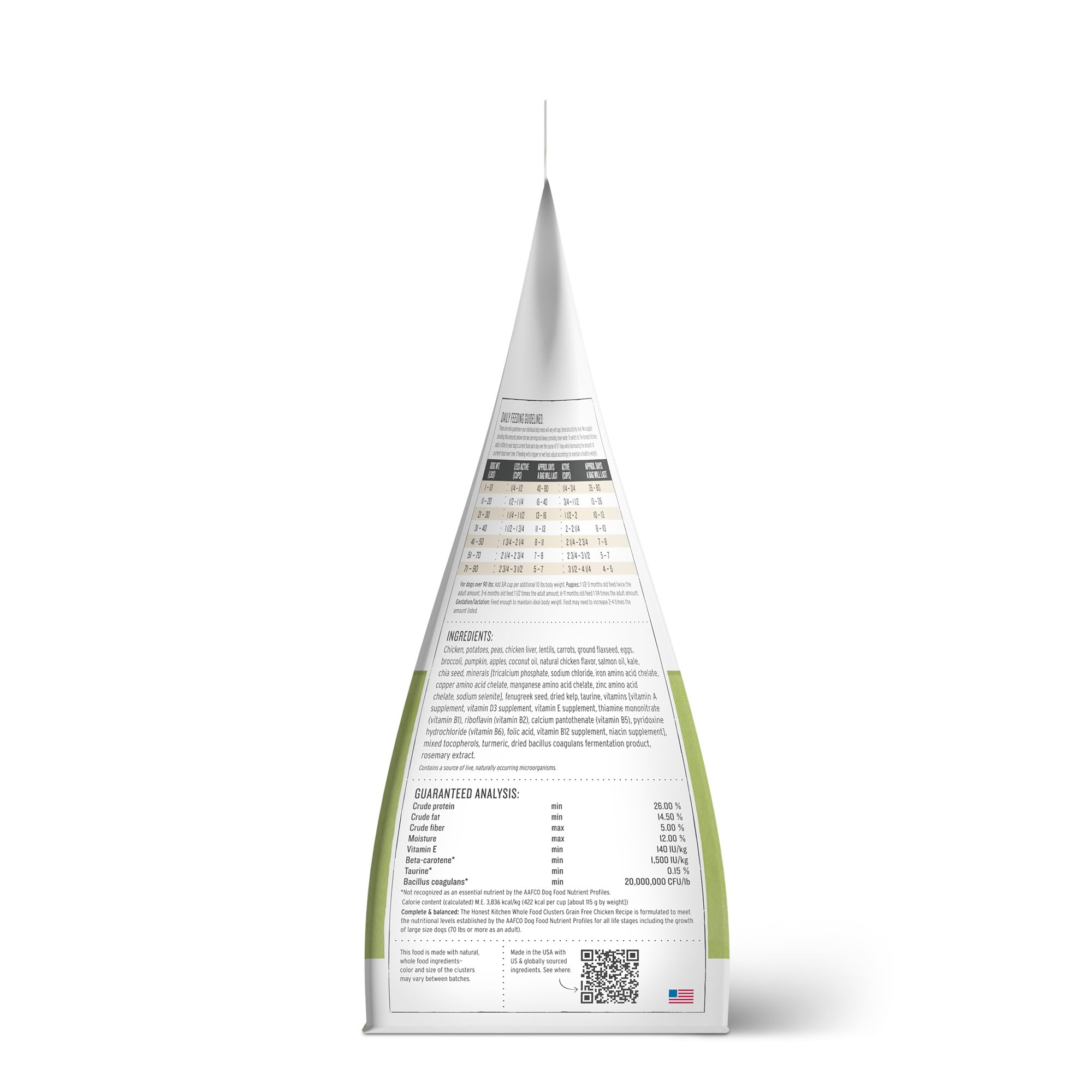 The Honest Kitchen Whole Food Clusters Grain Free Chicken Dry Dog Food, 5 lb Bag