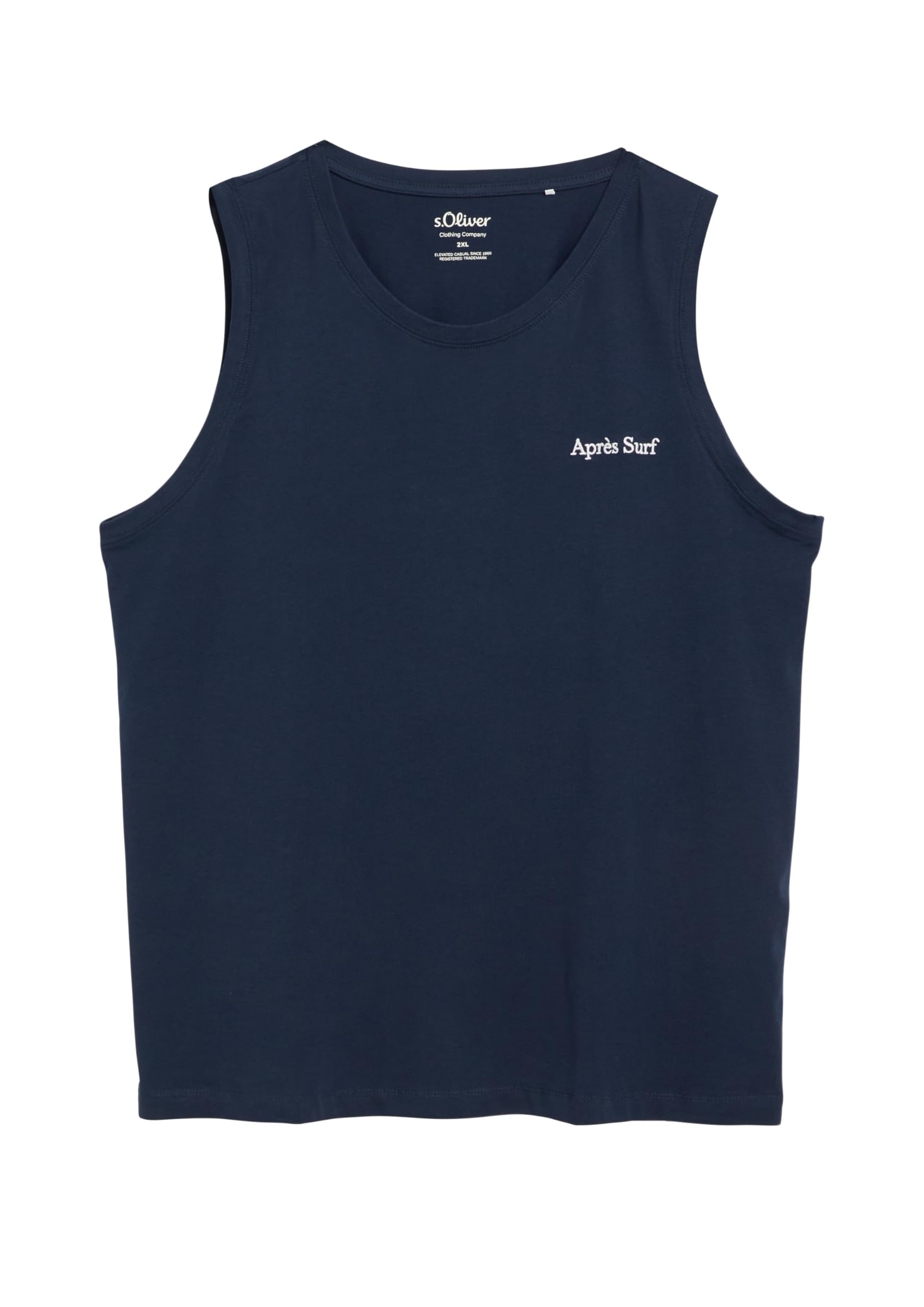 s.Oliver Men's 2181136 Top (Pack of 1), Blue, 5XL
