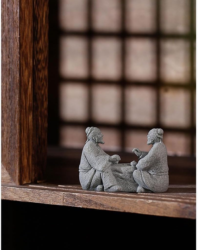 Bookshelf Decor Chinese Tea Pet Ornaments Stone Creative Fish Tank Landscaping Table Study Decoration Desk Statues