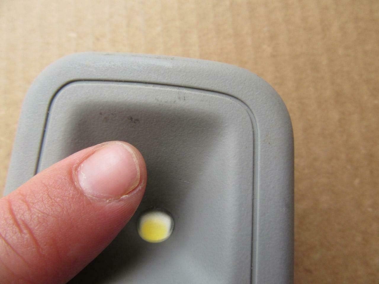 General Motors - GM Dome Lamp Assembly - 84398398, Push Button, Manual, Grey