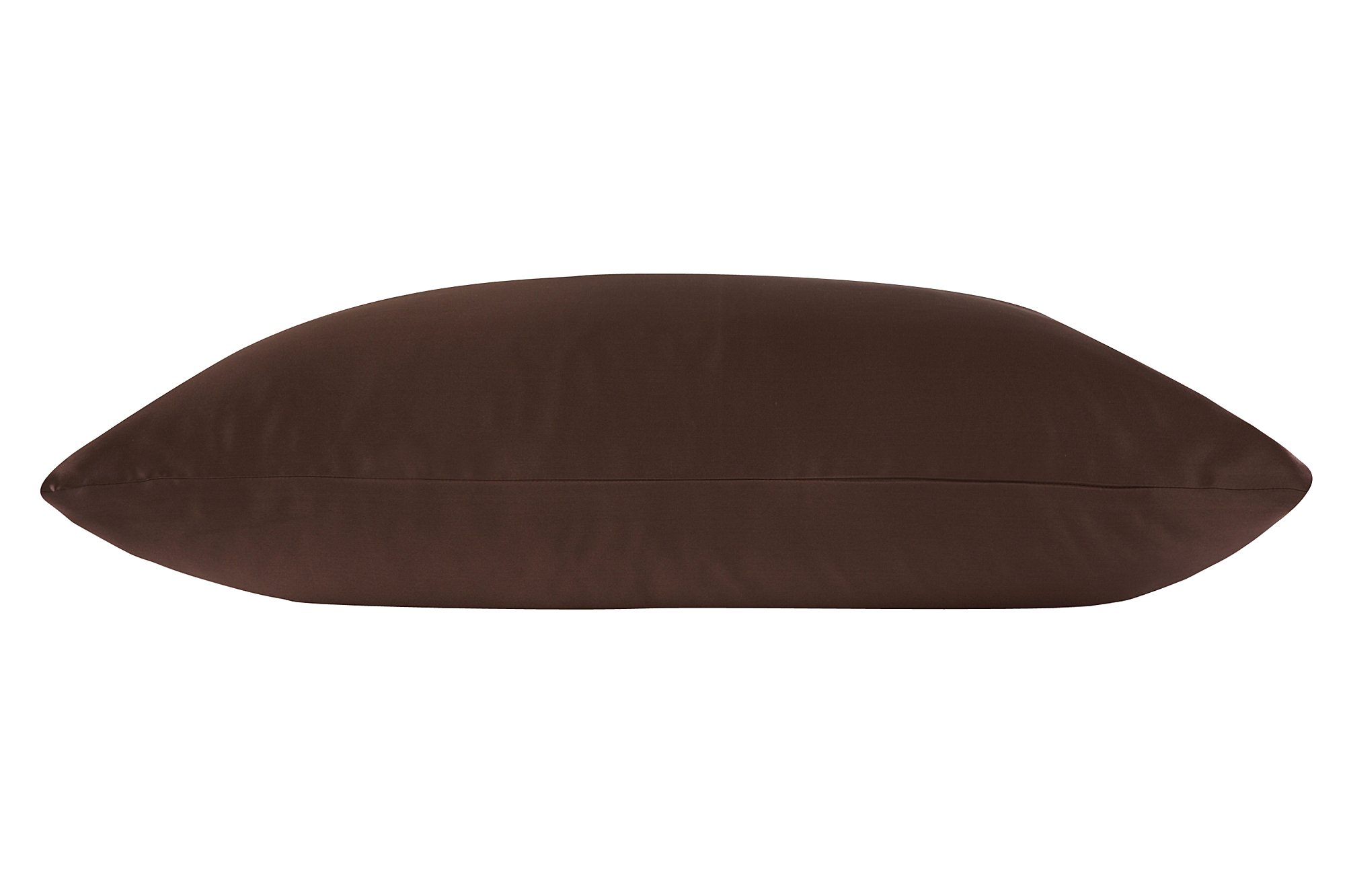 townssilk Federa di seta,100% naturale seta di gelso 19momme,doppia faccia,benefica per capelli e pelle,federa seta cuscino,ipoallergenica,cerniera nascosta,600 fili,1 pz,50x75cm,Marrone