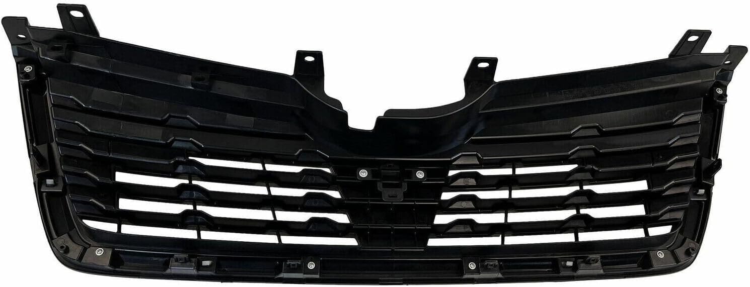 Front Bumper Upper Grill Grille Fit For Subaru Forester Limited/Touring/Premium/Sport 2019 2020 2021, Replacement Grill Mesh Grid Accessories Gloss Crystal Black
