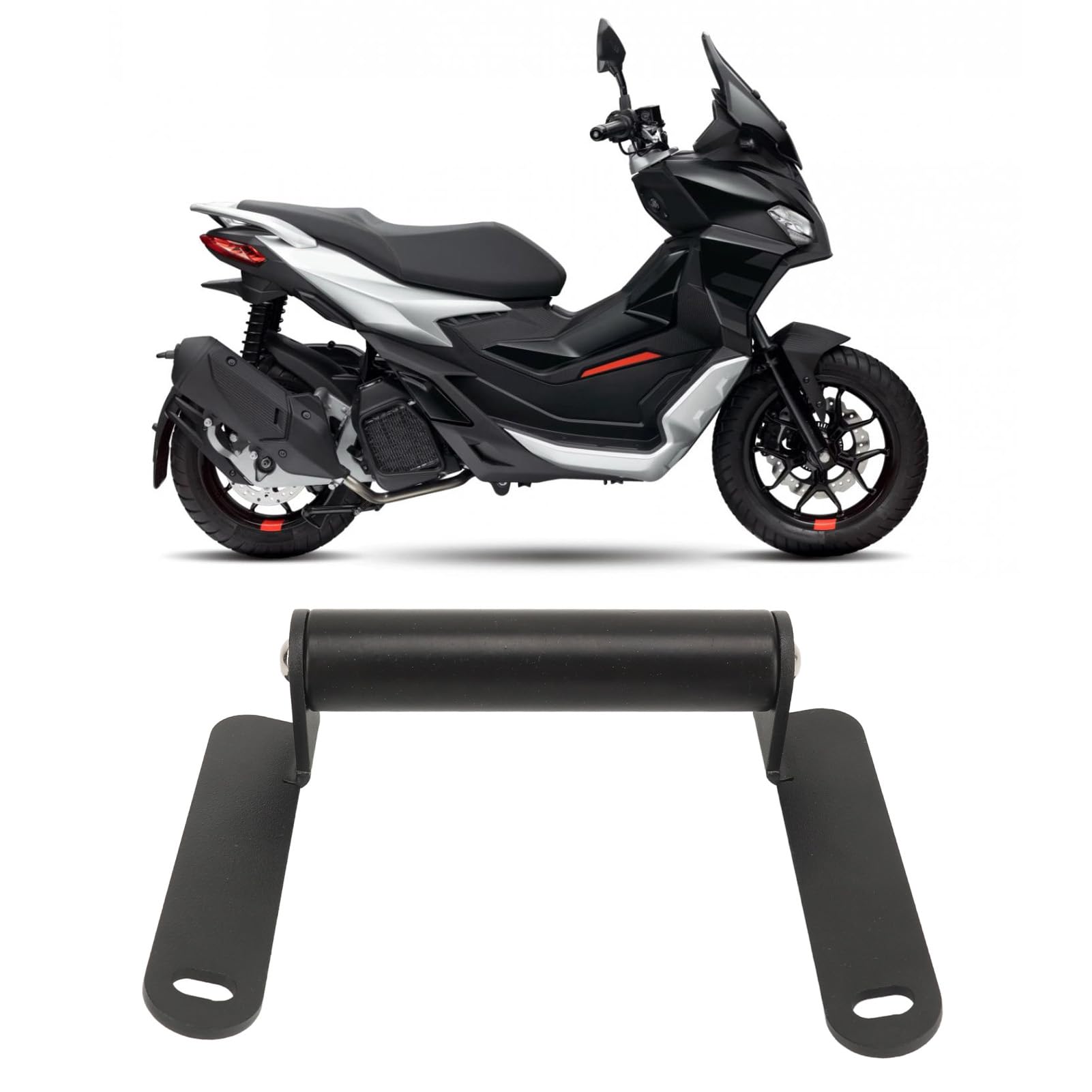 Bediffer Staffa di Navigazione per Telefono Moto Supporto per Supporto Durevole per Aprilia SR GT200 GT125