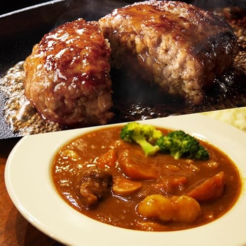常陸牛ビーフシチュー (180g×2)& 常陸牛100%煮込みハンバーグ (200g×2)セット
