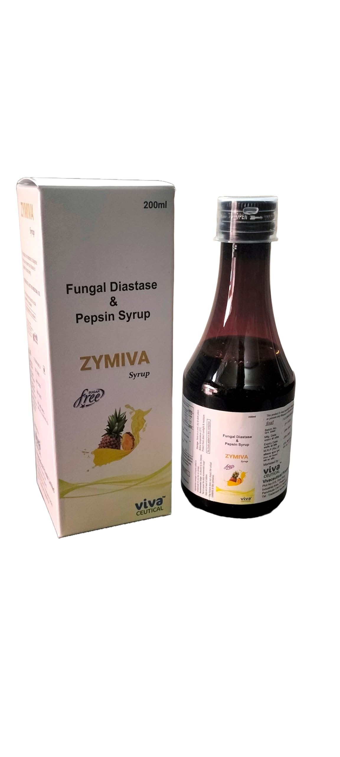 Zymiva Digestive Enzyme Syrup (Fungal Diastase & Pepsin) 200ml (B0CVDT5PY1) Amazon Price History, Amazon Price Tracker