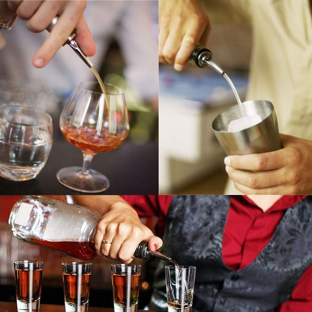 Lot De 12 Becs Verseurs Pour Bouteilles De Boissons, Pour Alcool, Huile