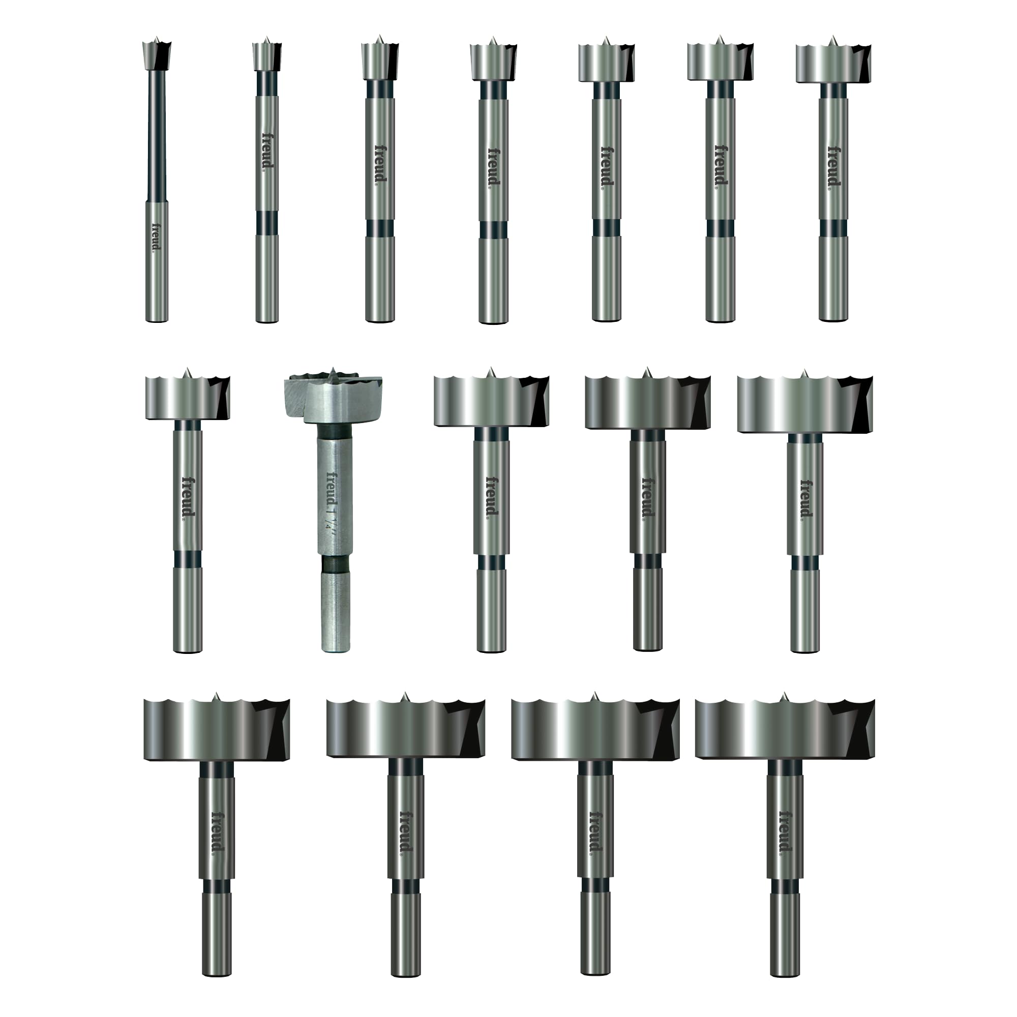 Freud Forstner Bit Set - 16 Pcs -2 Freud Forstner Bit Set - 16 Pcs -2
