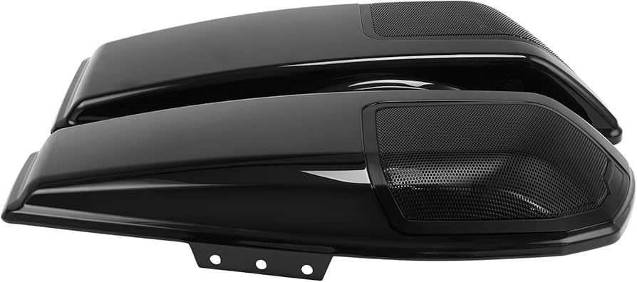 Amazon.com: TCT-MOTORPARTS Vivid Black 6x9 Saddlebag Speaker Lids