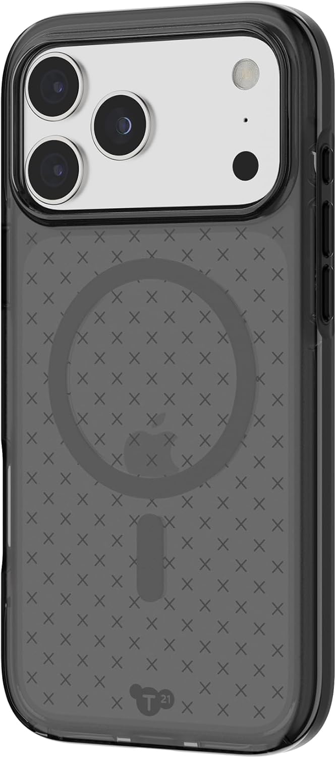 Tech21 EvoCheck Case for iPhone 17 Pro Max – Smokey/Black | Slim Protective Case | Impact Protection | MagSafe Compatible - Image 6