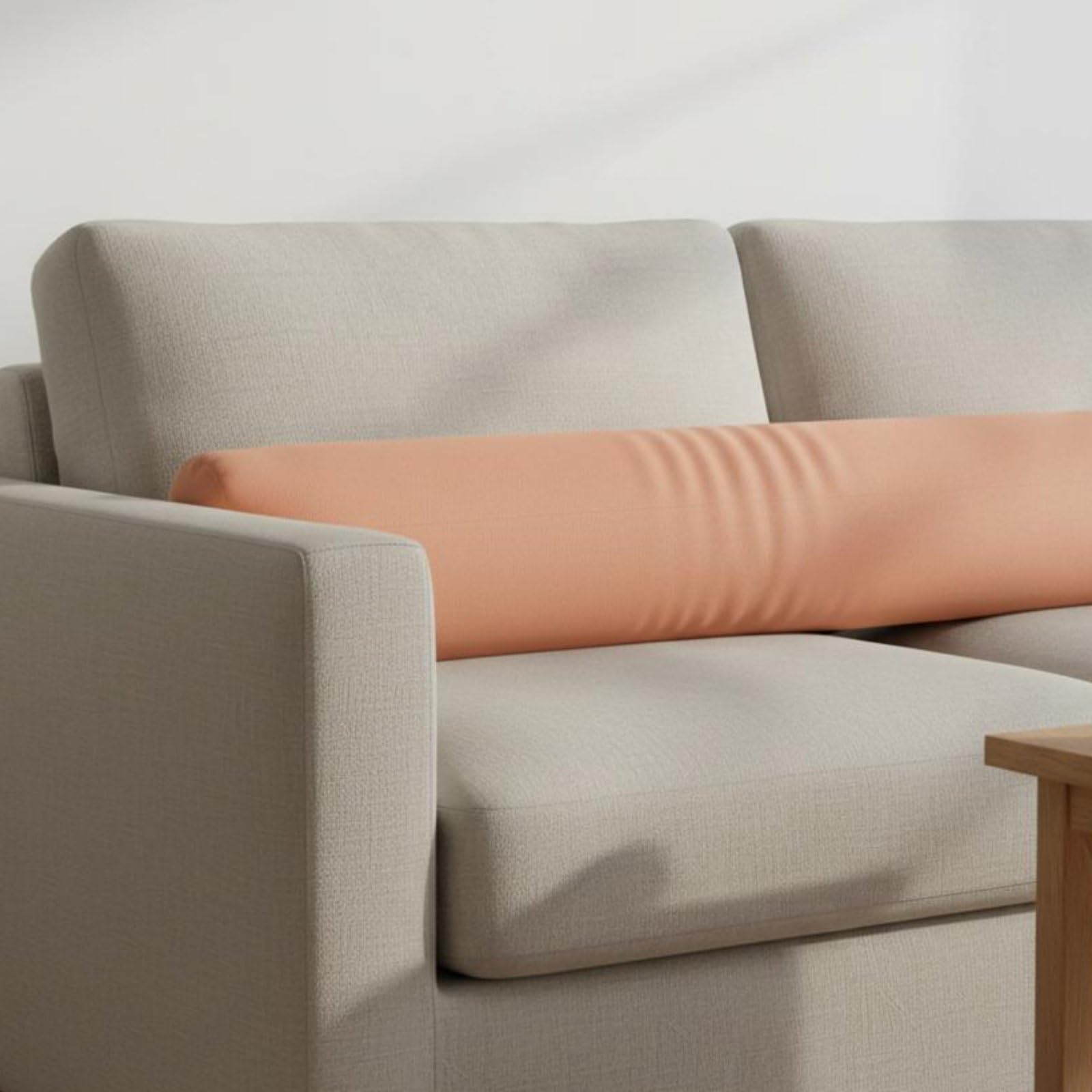 predolo Almohada para Dormir de Lado Extralarga Cojín de Embarazo Tacto Suave Almohada para Embarazo para Embarazadas, 1.5M, Size to 4