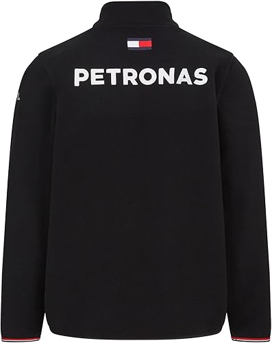 Miniatura 2 de Mercedes AMG Petronas Equipo de Fórmula Uno - Producto oficial de Fórmula 1 - Forro polar con cremallera de 1/4 del equipo 2022 - Negro - L