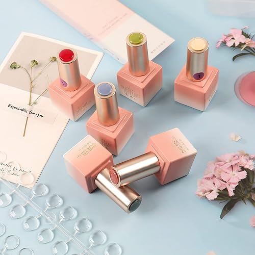 Miniatura 7 de 120 puntas redondas de exhibición de uñas postizas, tabla de visualización de color transparente para arte de uñas, palos de muestra de uñas con