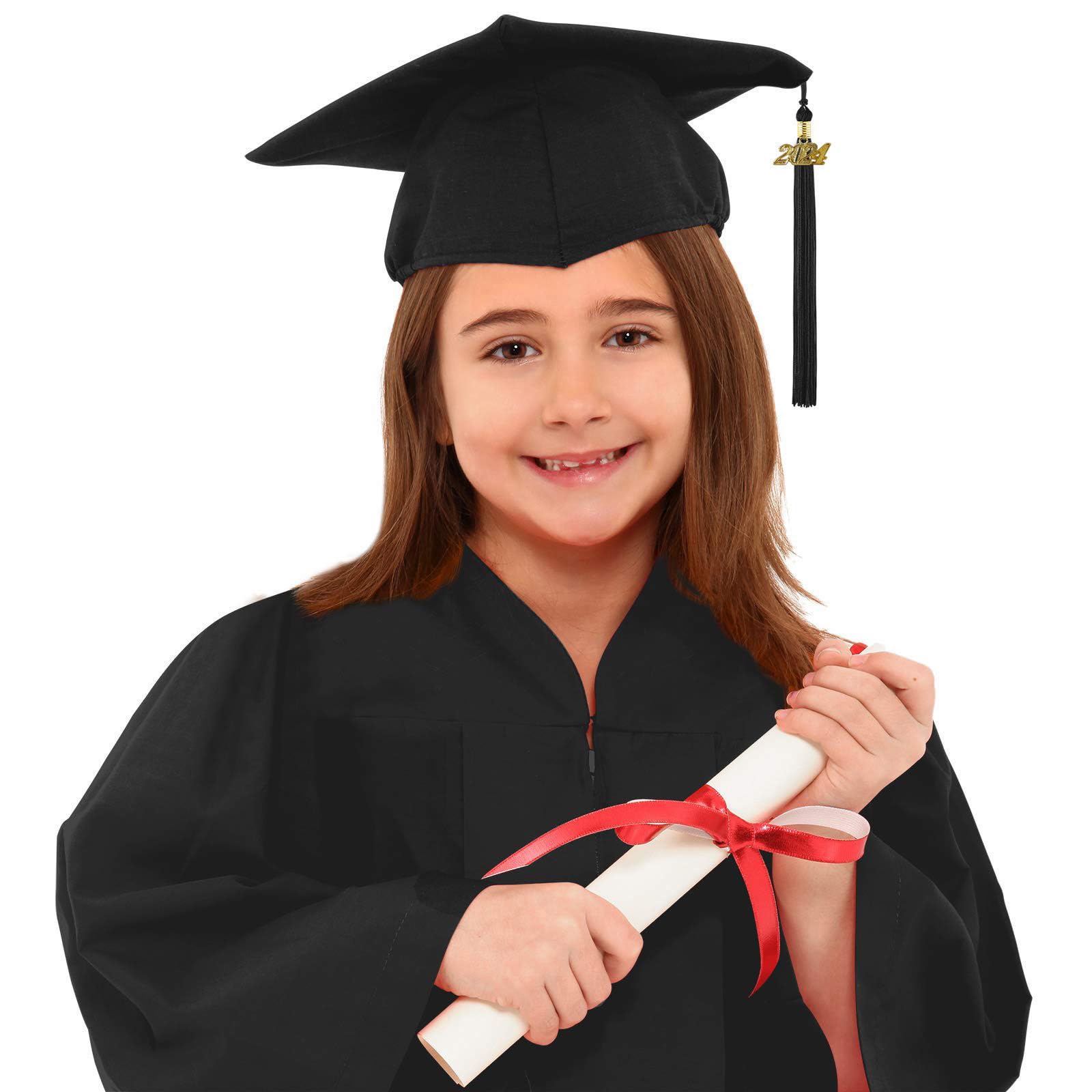 slim fit dress slacks Maroon Child Graduation Cap, Gown & Tassel 3'9