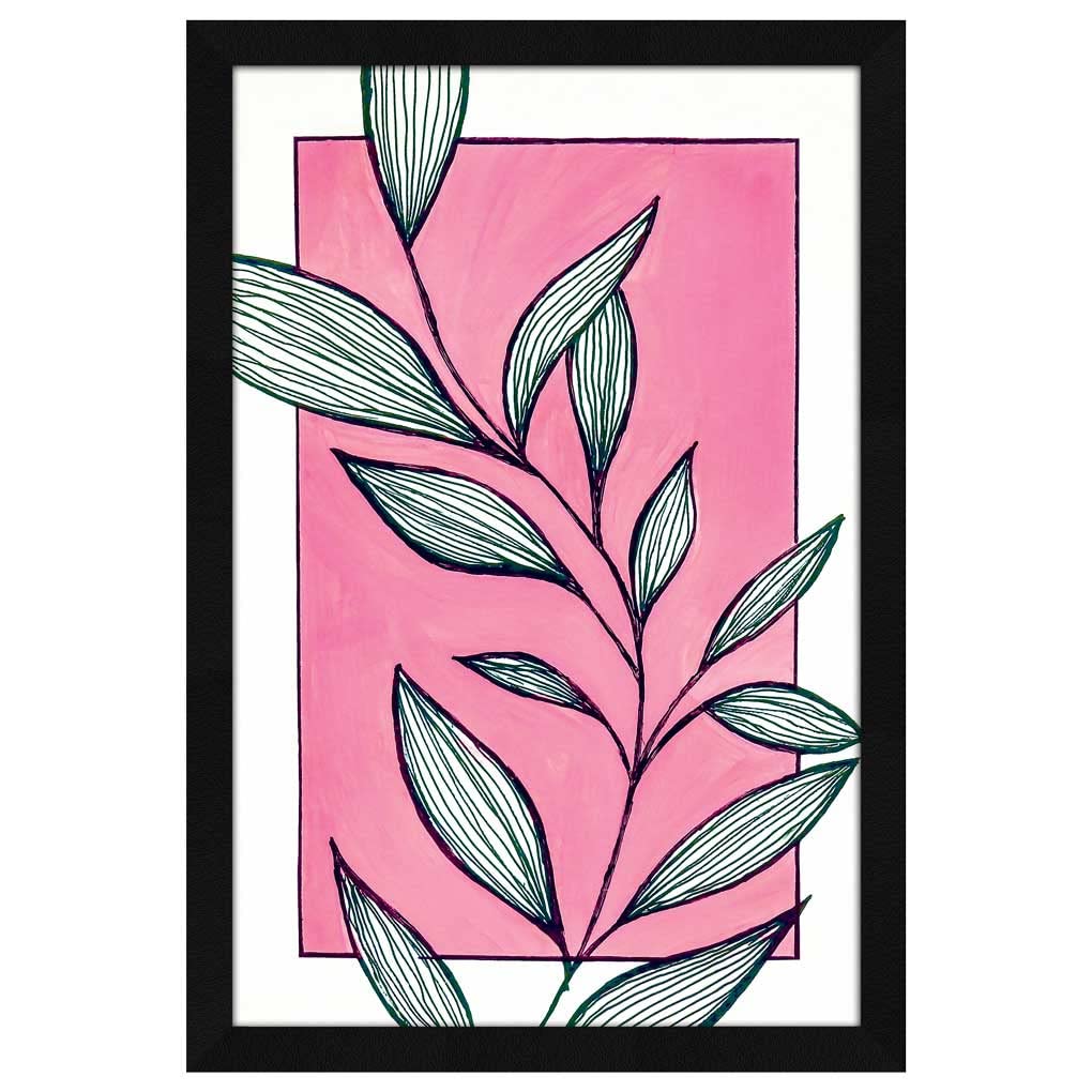 ArtX Paper Flower Vase Wall Painting - Multicolor -14 ArtX Paper Flower Vase Wall Painting - Multicolor -14