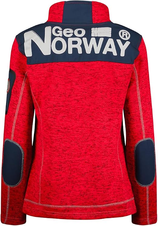 Geographical Norway Tebelle Lady Polaire Chaude Femme Chaude Fermeture Zip - Veste Automne Hiver Printemps Chaud Femmes - Longues Manches Pull Fourrure Doux Confort Outdoor (Blanc L