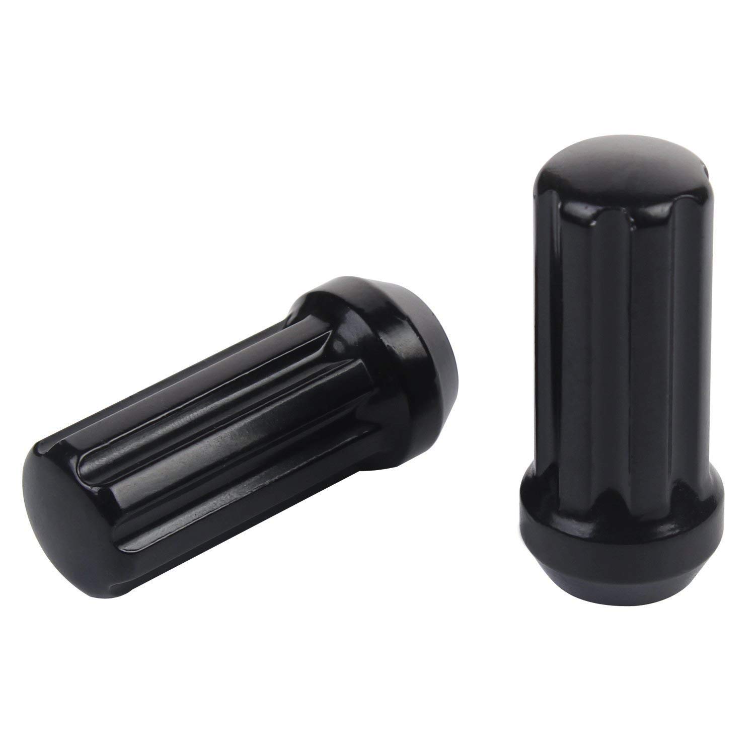 14mmx1.5 Wheel Lug Nuts, 24pcs M14x1.5 Lug Nut, Spline Closed End Lug Nuts with 1 Socket Keys