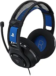 Turtle Beach Atlas 200 Fone de ouvido preto com fio para jogos para PS5 e PS4 - oficialmente licenciado para PlayStation